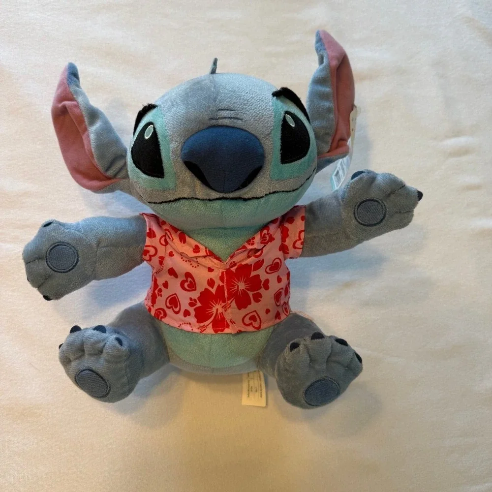 Disney Stitch Valentine's Day Plush‎ with Pink Heart Shirt – Just Play – 11